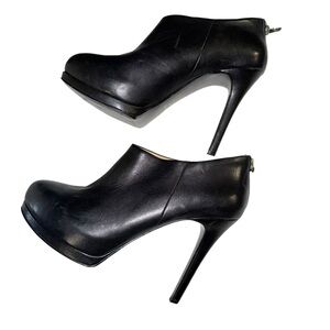 Nine West Black Heeled Ankle Boots